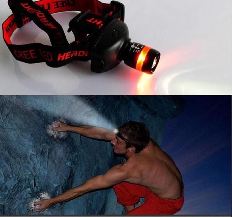 CREE Q5 headlamp LED focusing strong light for hunting camping fishing  UD09009